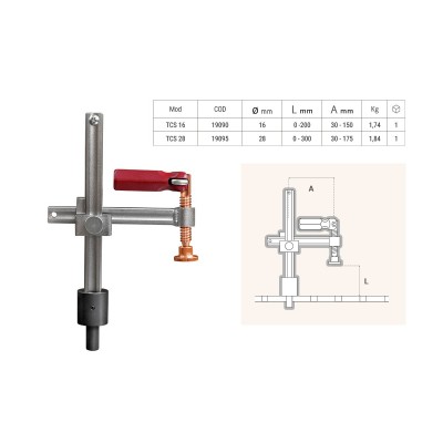 Fémipari munkaasztal leszorító TCS16 TCS28